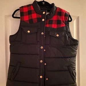 Buffalo plaid women’s vest from Buckle!